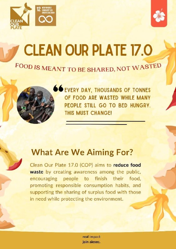Say NO to FOOD WASTE🍴🔥‼️