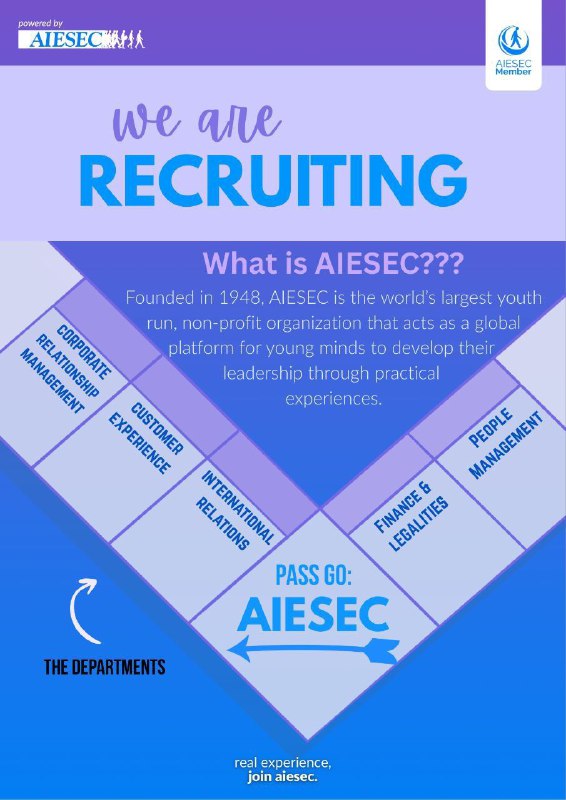 Ready to roll the dice 🎲 and start your AIESEC journey in AUNMC ?
