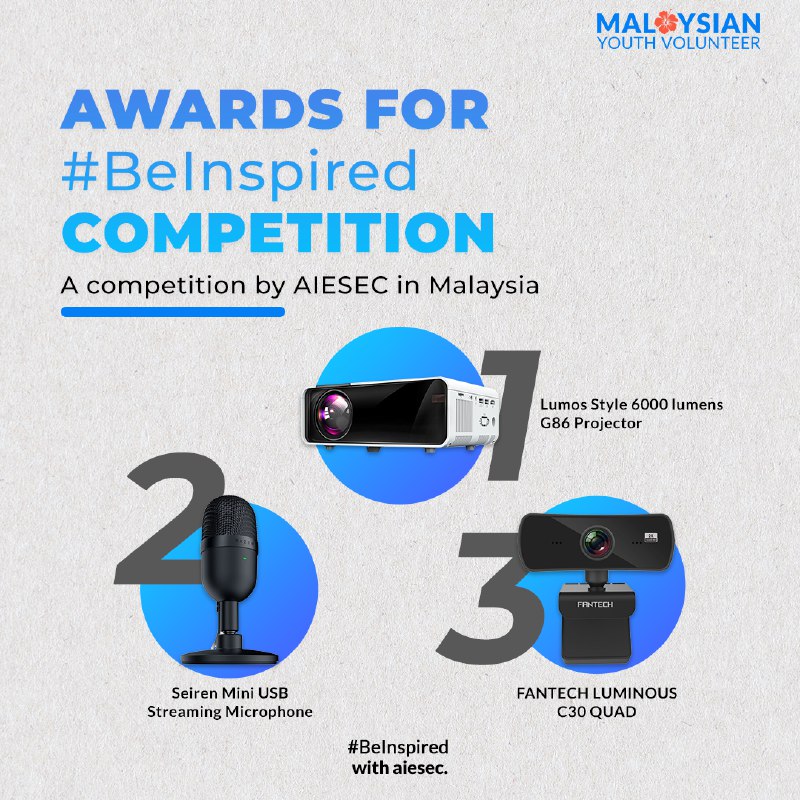 BeInspired #withaiesec Competition! 💌