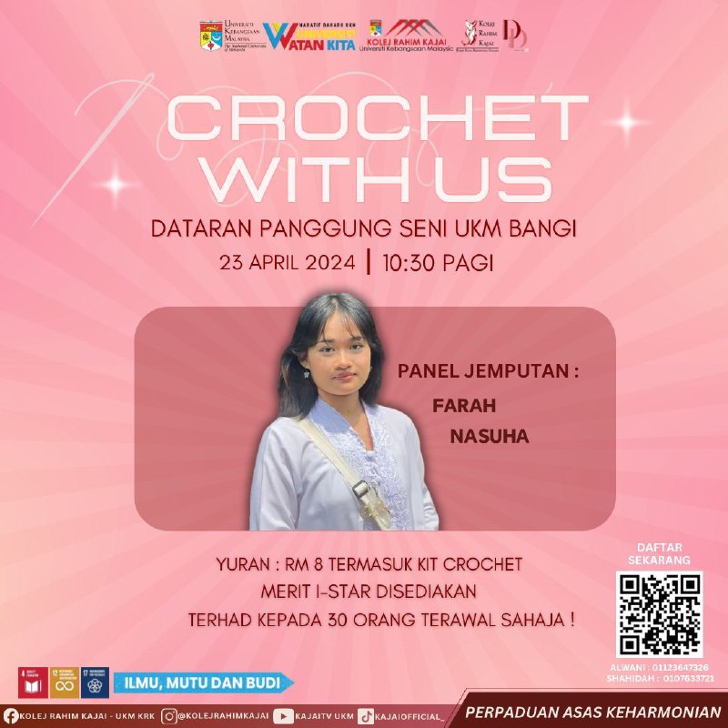 🦊🧶CRAFT WORKSHOP: “CROCHET WITH US”🧶🦊