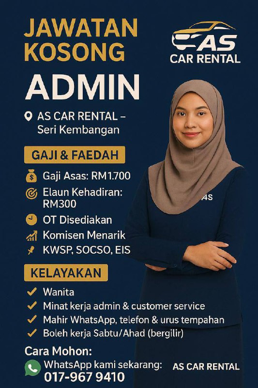 JAWATAN KOSONG ADMIN
