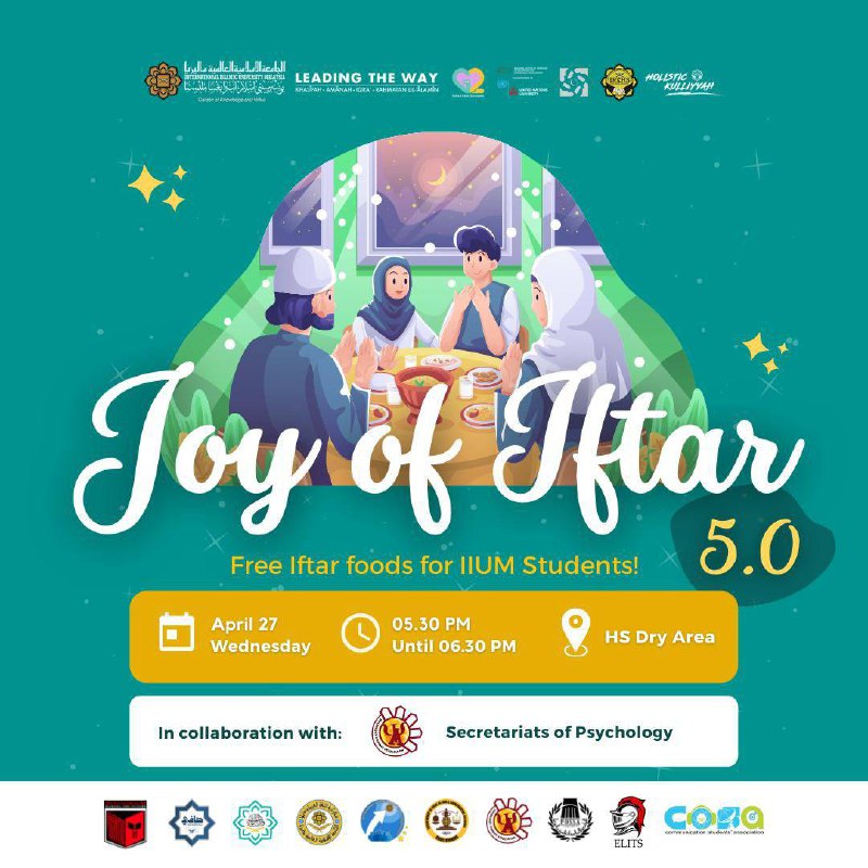 [JOY OF IFTAR 5.0: FREE FOOD DISTRIBUTION]