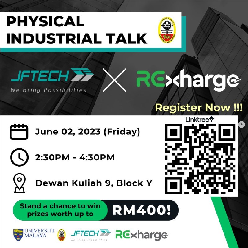Engineering Society of University of Malaya (ESUM) is collaborating with 𝗝𝗙 𝗧