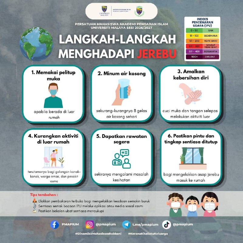 😷 [MEASURES TO FACE THE HAZE]😷