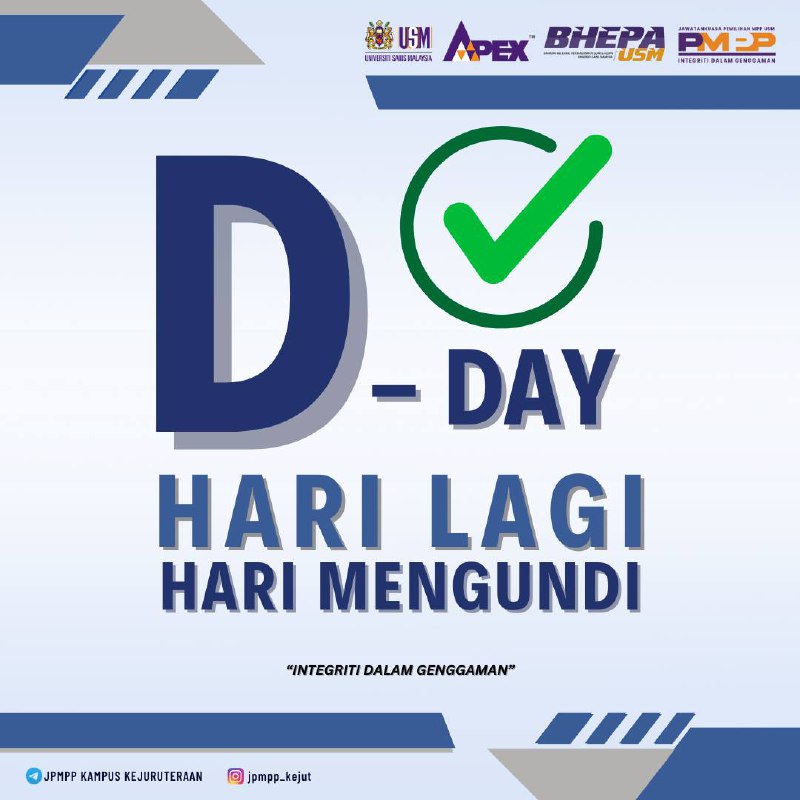 [D-DAY HARI MENGUNDI BAGI MAJLIS PERWAKILAN PELAJAR SIDANG AKADEMIK 2024/2025]