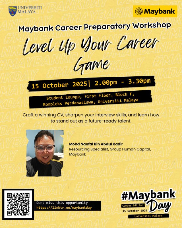 🚀 Level Up Your Career Game @ #MaybankDay