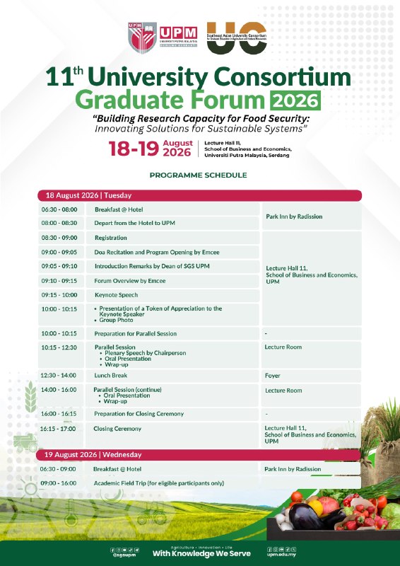Programme Schedule