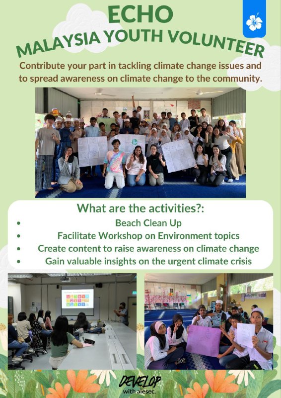 “Climate change is the greatest threat to our existence in our short history on