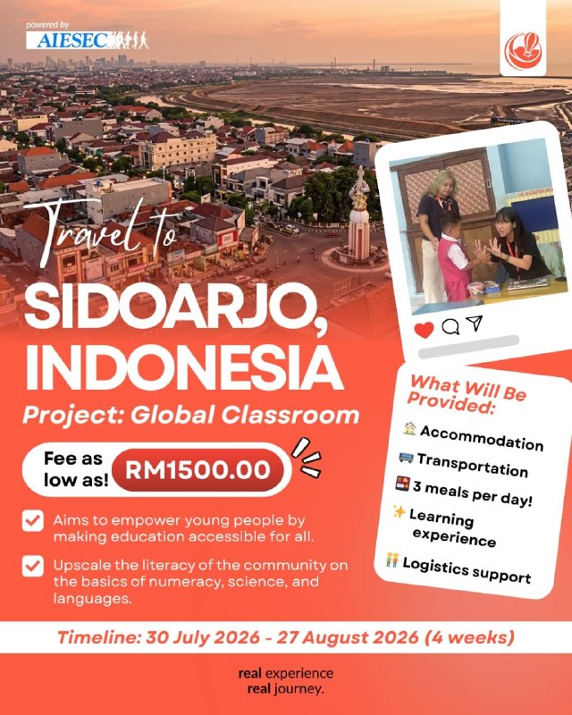 Never volunteer overseas before but want to try? Now is your chance! ✈️