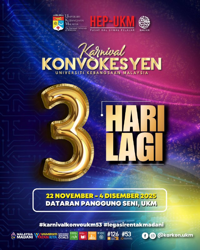 3 ONE DAY TO GO! 🎉
