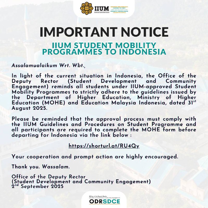 [IMPORTANT NOTICE]