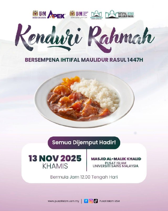 🌸 Rahmah Feast in Conjunction with the Prophet's Birthday Celebration 1447H 🌸
