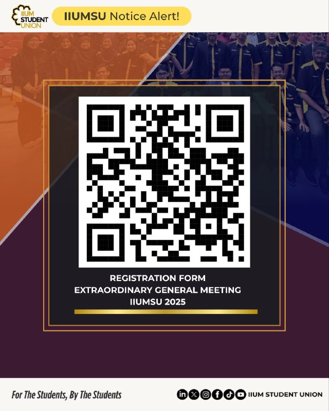 [𝐍𝐎𝐓𝐈𝐂𝐄 𝐀𝐋𝐄𝐑𝐓: 𝐈𝐈𝐔𝐌𝐒𝐔 𝐄𝐗𝐓𝐑𝐀𝐎𝐑𝐃𝐈𝐍𝐀𝐑𝐘 𝐆𝐄𝐍𝐄𝐑𝐀𝐋
