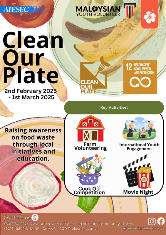 🌱 Join Us for the Clean Our Plate Campaign! 🌱