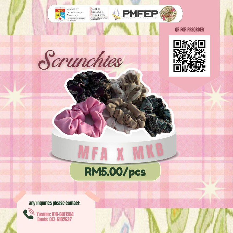 2026 International Festival Scrunchies Pre-Order