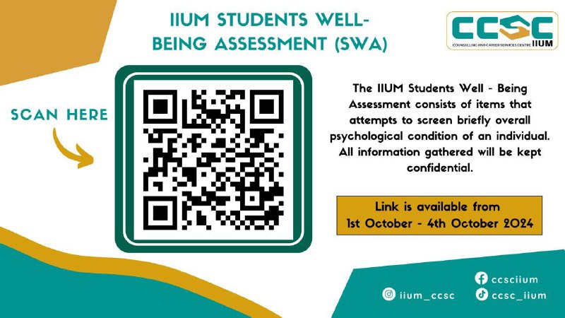 IIUM STUDENTS WELL-BEING ASSESSMENT(SWA)