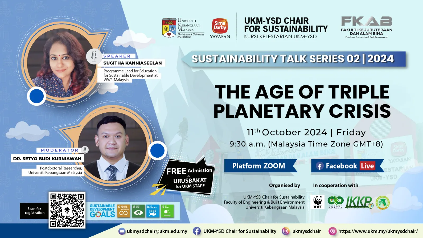 Sustainability Talk: The Age of Triple Planetary Crisis