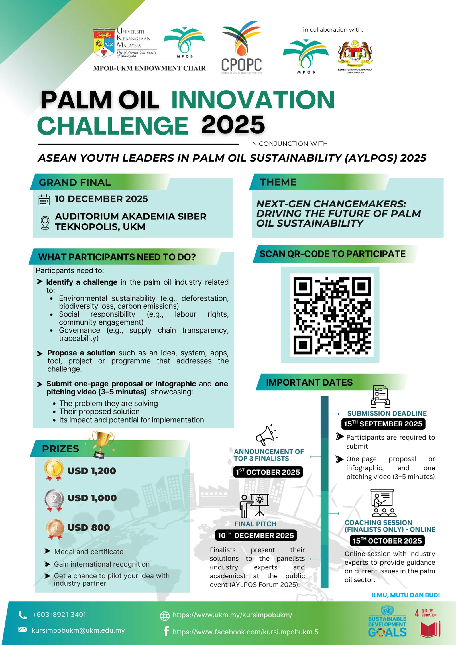 Palm Oil Innovation Challenge 2025