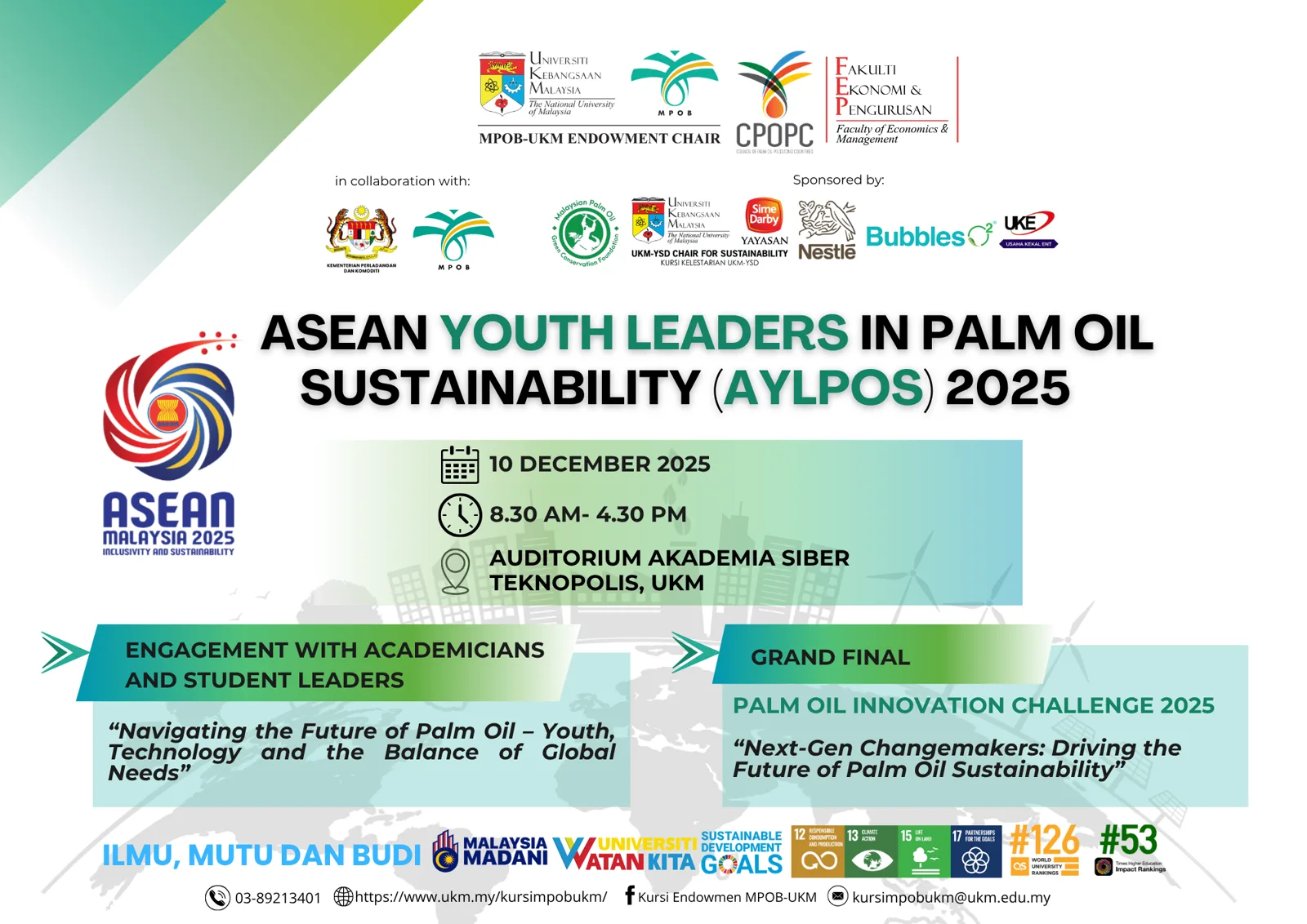 ASEAN Youth Leaders in Palm Oil Sustainability 2025