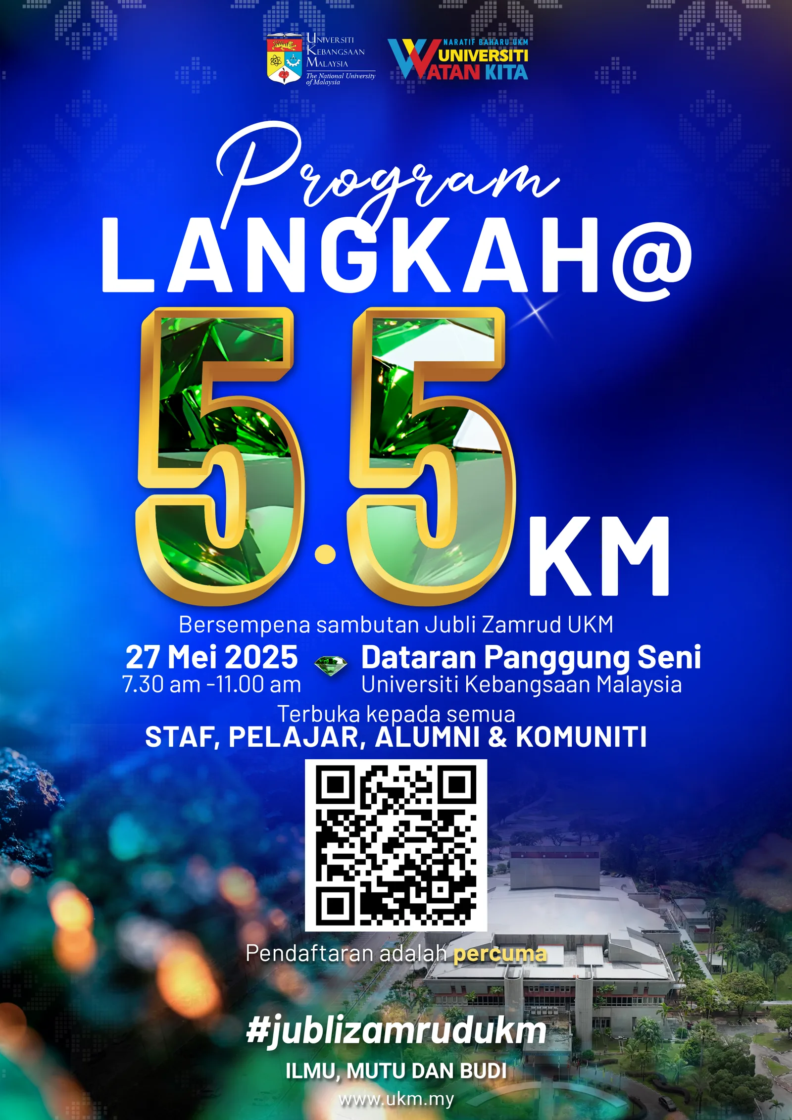 UKM 55th Anniversary 5.5 KM Walk