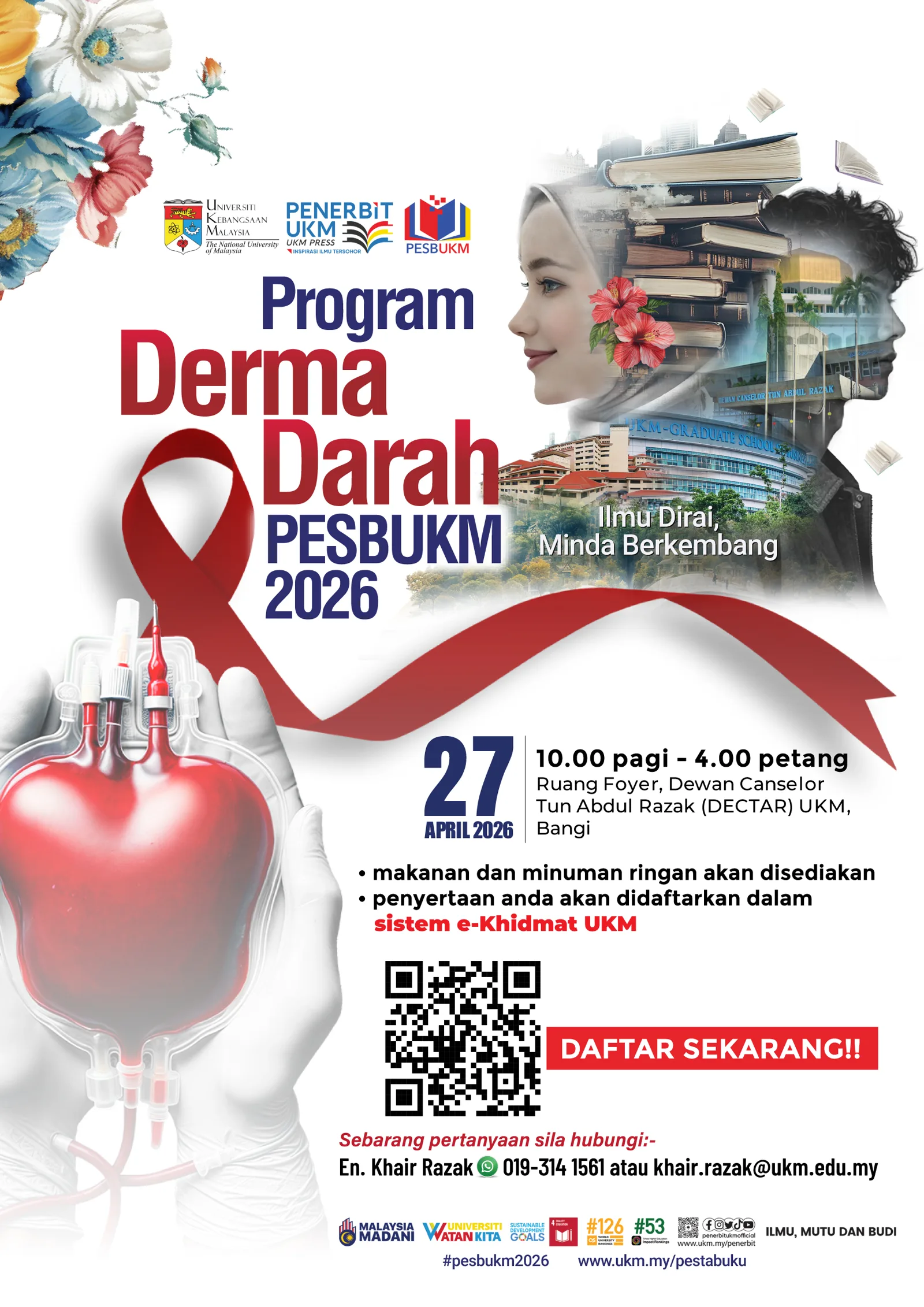 Blood Donation at UKM Book Fair 2026