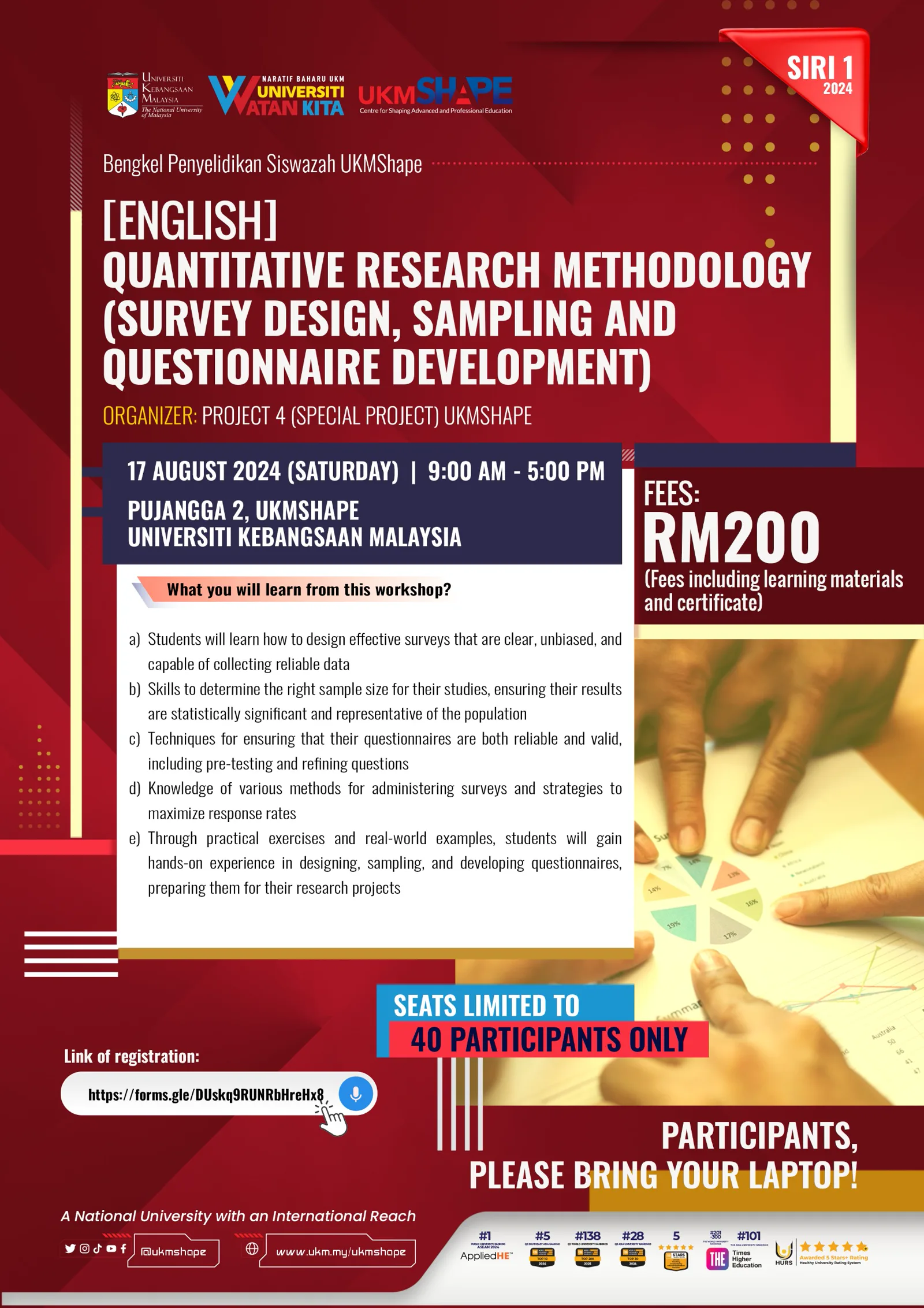 Quantitative Research Methodology Workshop