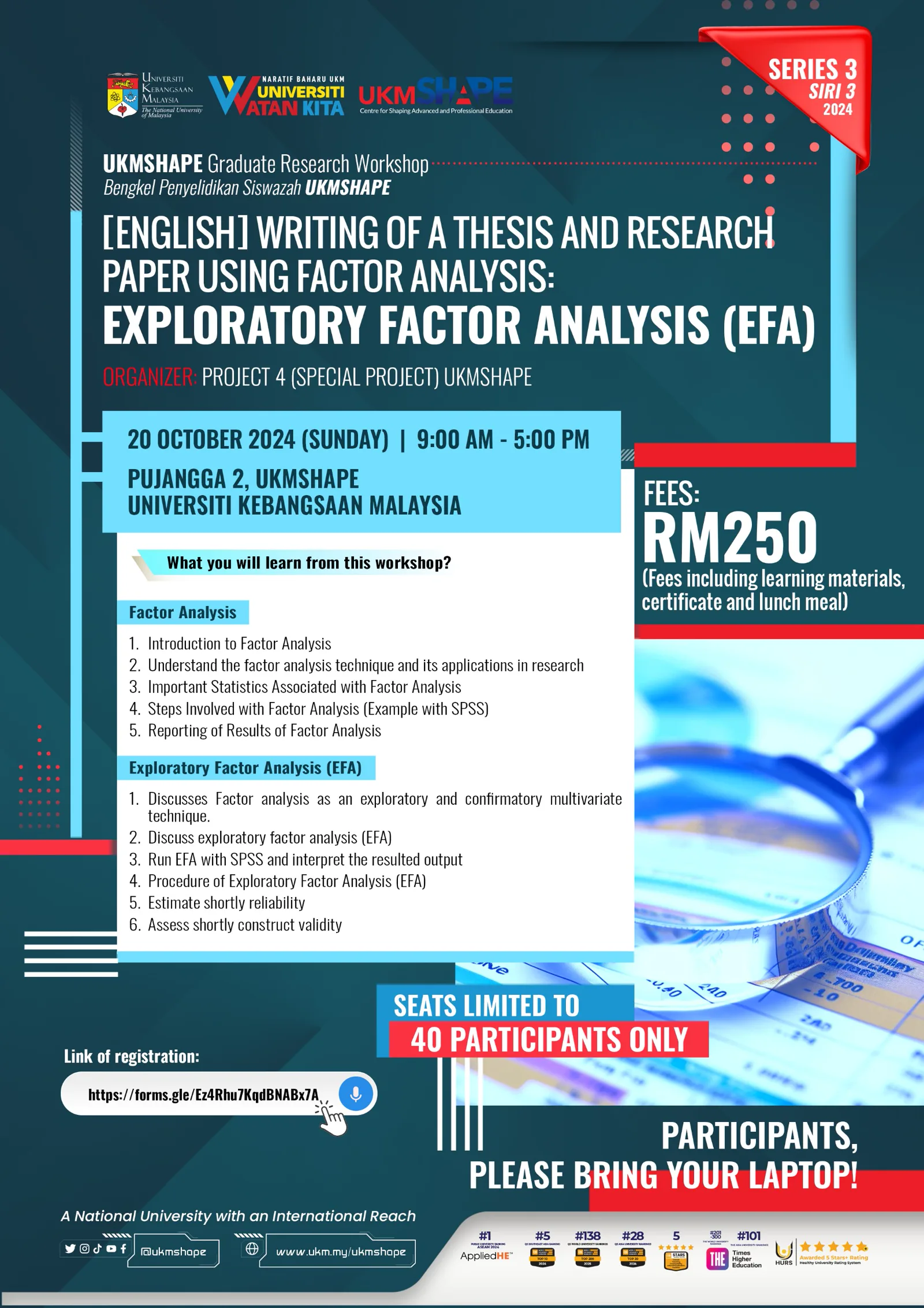 Exploratory Factor Analysis Workshop